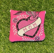 RARE Taylormade Vault Spider X Dear Mom Mama Love Heart Mallet Putter Headcover
