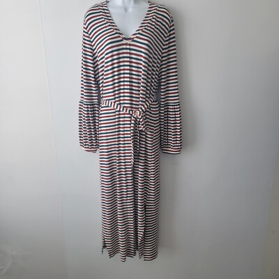 j crew long sleeve knit midi dress Long-sleeve Knit Mixed-media Dress For Women