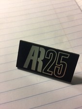 1 x Acoustic Research 25 / AR 25 Speaker Metal Badges / Logo Original