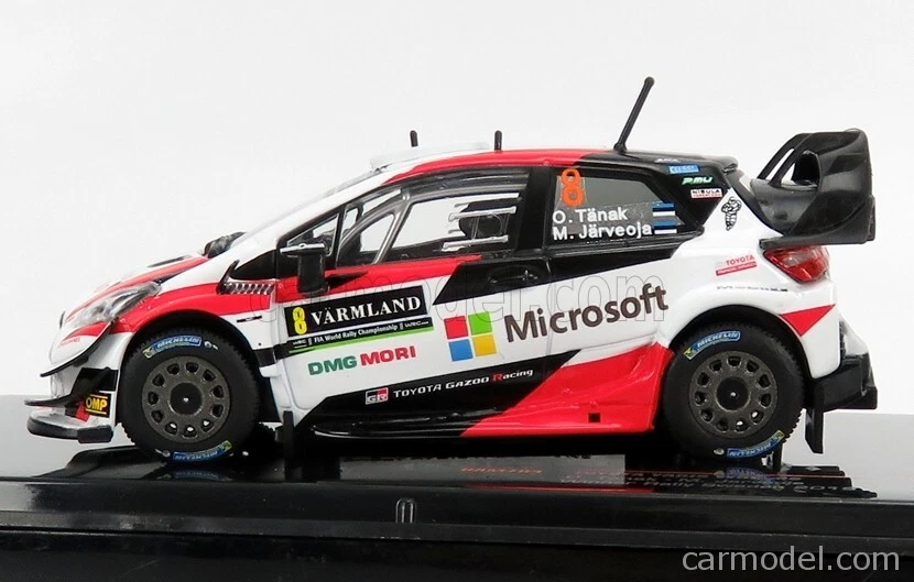 IXO Toyota Yaris WRC #8 Sweden World Champion 2019 Ott Tanak 1/43 Ixo RAM704 - Image 3 of 4