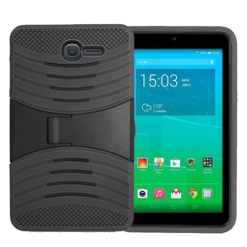 Armor Shockproof Hybrid Kick Stand Case Cover For Alcatel One Touch PIXI 3 7 7" - Image 3 of 4