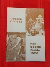 Vintage 1970 Uppsalla College Fall Sports Guide ￼ East Orange, New Jersey ￼