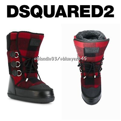 Dsquared2 ski checked snow boots IT 41-43/US men's 8-10 | eBay Dsquared2 ski checked snow boots IT 41-43/US men's 8-10 | eBay
