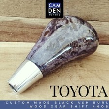 Toyota Custom Made Ash Burl Wood Gear Shift Knob For Automatic Transmission Toyota Custom Made Ash Burl Wood Gear Shift Knob For Automatic Transmission