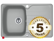 Franke Mythos MTG 611 Granitspüle 'Onyx' - Einbauspüle Anthrazit Für Unterschränke Ab 60 Cm