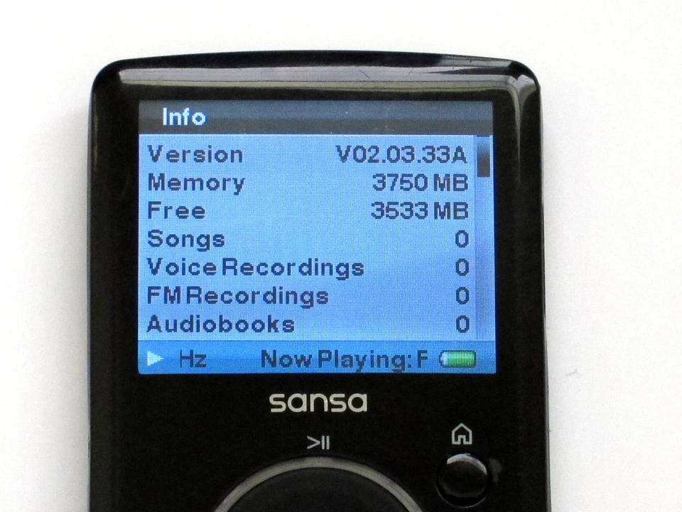 Reproductor MP3 SanDisk Sansa Fuze 4 GB SDMX14R FM color elegir Foto 2 de 4