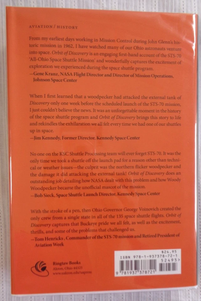 Orbit of Discovery: All-Ohio Space Shuttle Mission SIGNED 1st by Don Thomas EXC! - Image 3 of 4