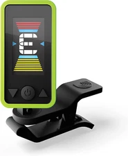 D'Addario Accessories Guitar Tuner - Eclipse Headstock Tuner - Clip on Tuner for