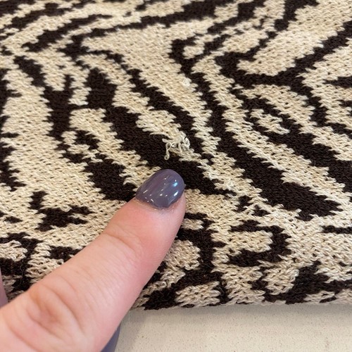 St. John Sport Vintage Wool Animal Print Sweater Jacket Full Zip Rare Pattern - Picture 9 of 10