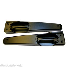 PAIR OF BLACK PLASTIC END PEICES FOR W AUDIO DIGIMIX 2 MIXER AMPLIFIER