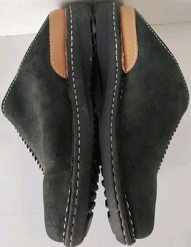 SCHÖNE 8 UGGS KOHALA 5177 1615 schwarze Wildleder Lammfell Slipper Pantoletten Clogs Hausschuhe - Bild 10 von 13