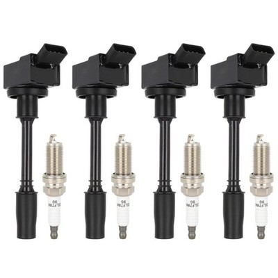 ECCPP 9091902269 4 ignition coils with 4 iridium Spark Plugs for Lexus... 