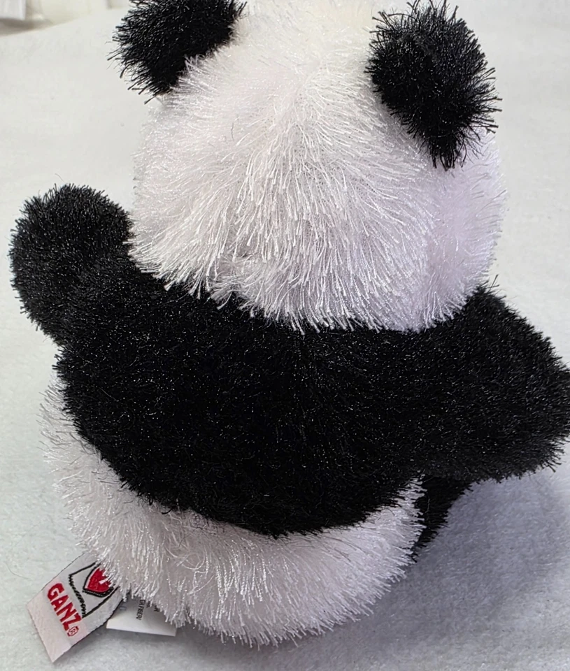 WEBKINZ PANDA HM111 by GANZ PLUSH STUFFED BLACK WHITE ANIMAL 8" NO CODE CUTE - Image 4 of 4