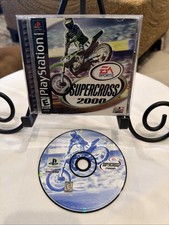 Supercross 2000 (Sony PlayStation 1, 1999) PS1 CIB! W/ Manual! Mint Disc! Works!