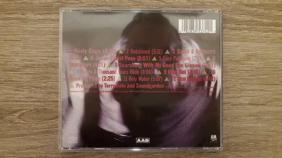 Soundgarden - Badmotorfinger - Audio CD - A&M - 1991 - Image 3 of 4