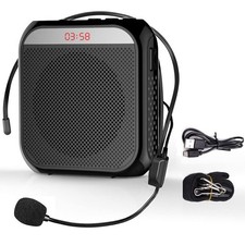 Portable Amplifier, Rechargeable Teacher Microphone, MiNi Amplifier System, C...