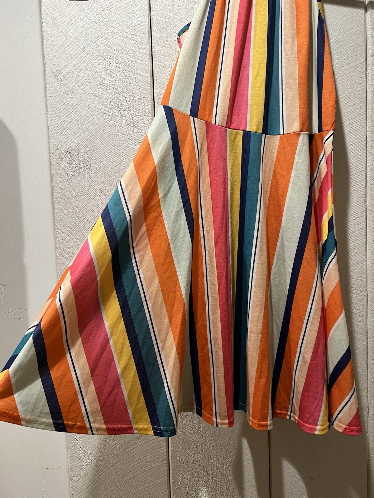 OUGES Women's Halter Neck Floral Summer Casual Su… - image 6