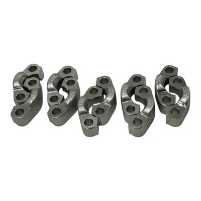 5 x Stauff DB-603-M pipe clamps half shells W66 galvanized steel