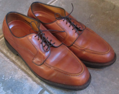 Allen Edmonds Genuine Leather Men's Dress Shoes Brown Size 9.5 EEE