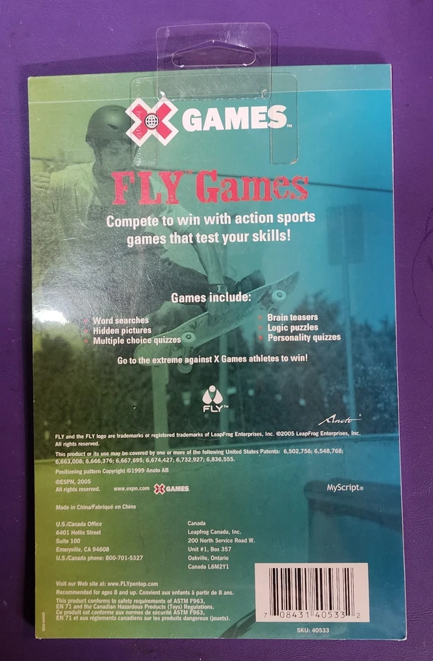 Fly Pentop Computer Game -- X Games  - Image 2 of 2