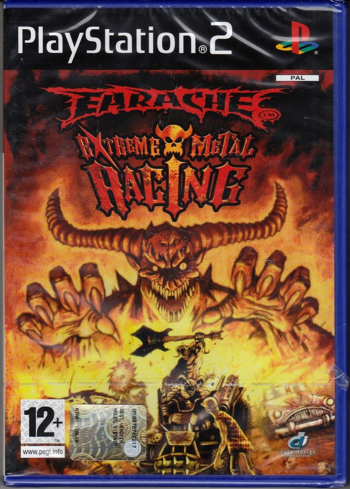 Ps2 PlayStation 2 **EARACHE EXTREME METAL RACING** nuovo sigillato italiano pal