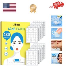 Pimple Patch Bulk, 480 Patches 3 Size Acne Patches for Face, Hydrocolloid Spo...