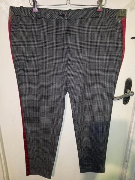 Women Jessica (C&A) Trousers Black Viscose 48 / #4J7T