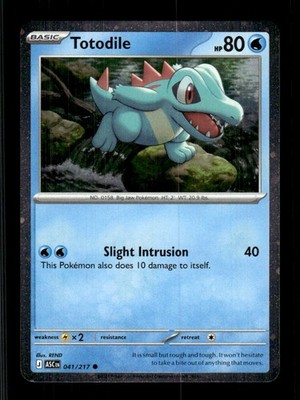 Totodile (Cosmos Holo) 041/217 Common Miscellaneous Cards & Products Pokemon LP