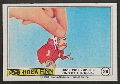A&BC - HUCK FINN (HANNA BARBERA VERSION) 1968 - #29 - QUALITÄTSKARTE!!