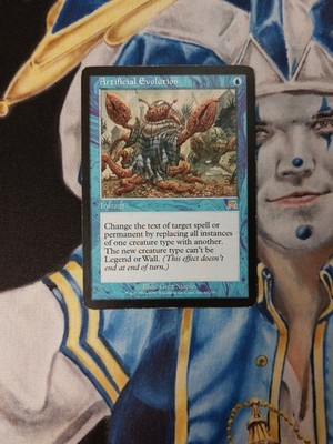 Artificial Evolution MTG Onslaught Rare Blue Instant Heavily Played x1 AE1
