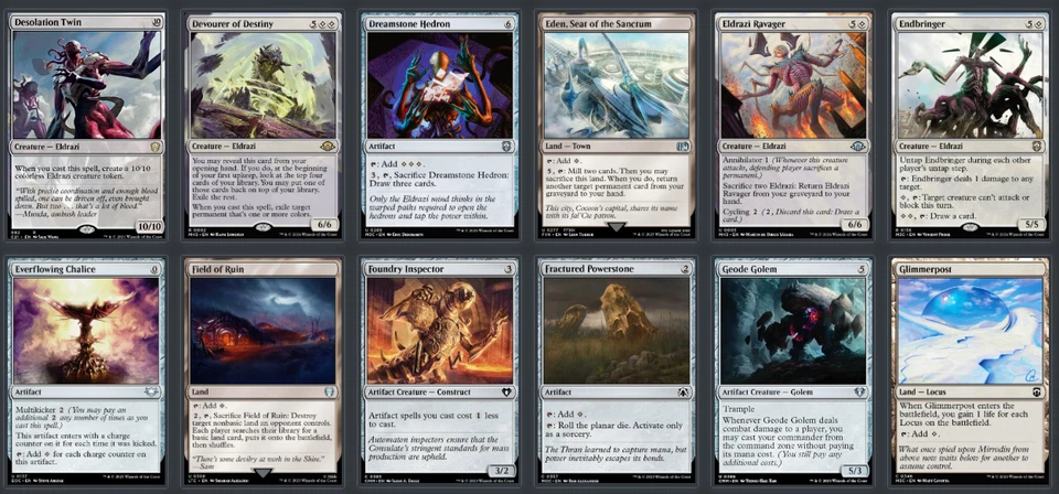 Custom Commander Deck EDH Colorless Eldrazi Ulamog, the Defiler MTG w/ Deck Case - Image 4 of 4