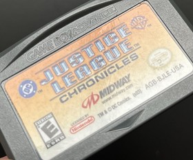 Justice League Chronicles (Nintendo Game Boy Advance, 2003) GBA *TESTED*