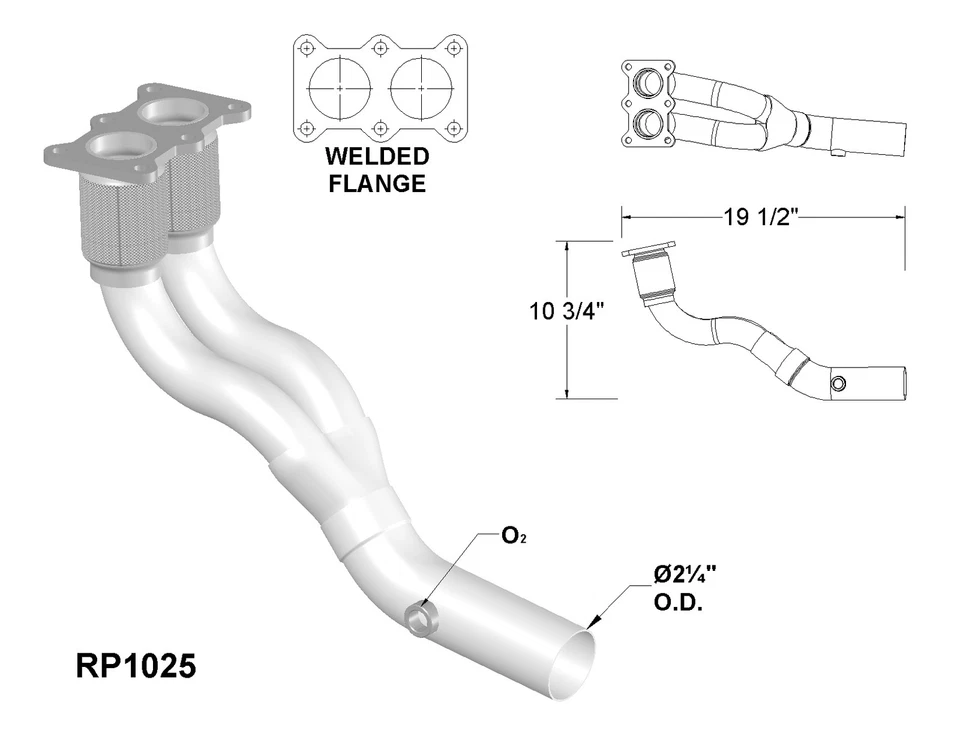 Tubos de escape y escape para Volkswagen Golf 1998 2,0 L L4 GAS SOHC Foto 2 de 2