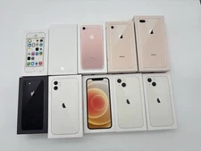 10 Boxes Apple iPhone 13, 12, 11, 8, 8 Plus, 7, 6, 5s EMPTY BOX ONLY Lot Gold