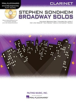 Stephen Sondheim Broadway Solos for Clarinet Sheet Music Play-Along Book CD