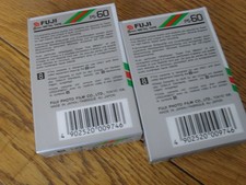 2 x FUJI 8mm metal tape P5-60 camcorder blank cassettes new sealed