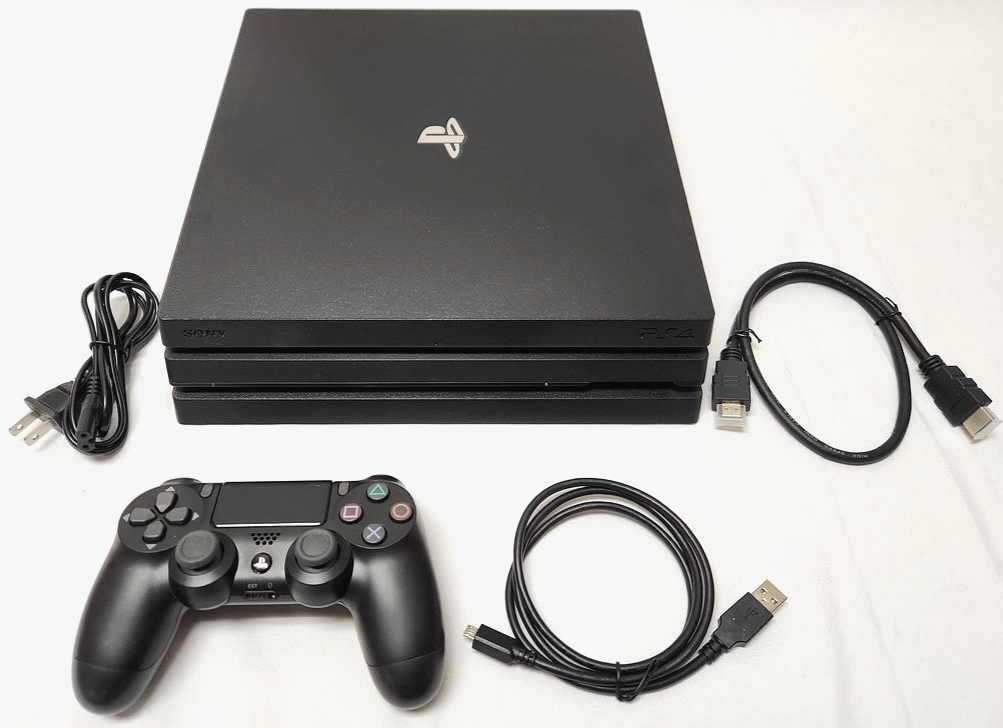 Sony PlayStation 4 Pro 1TB SSD UPGRADE 4K Console PS4 System Bundle w/Controller