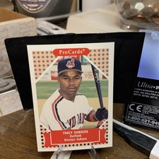 1991 ProCards Minor League #53 Tracy Sanders Kinston Indians