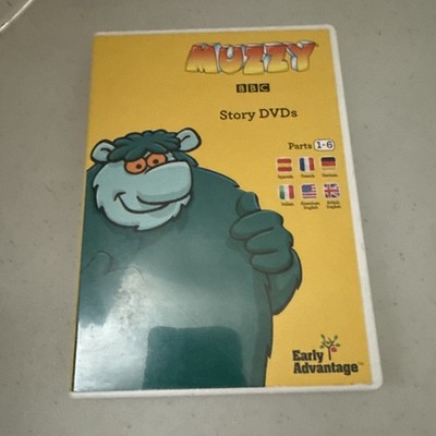Muzzy BBC Story DVDs Parts 1-6 Early Advantage DVD 3 Disc Set Untested