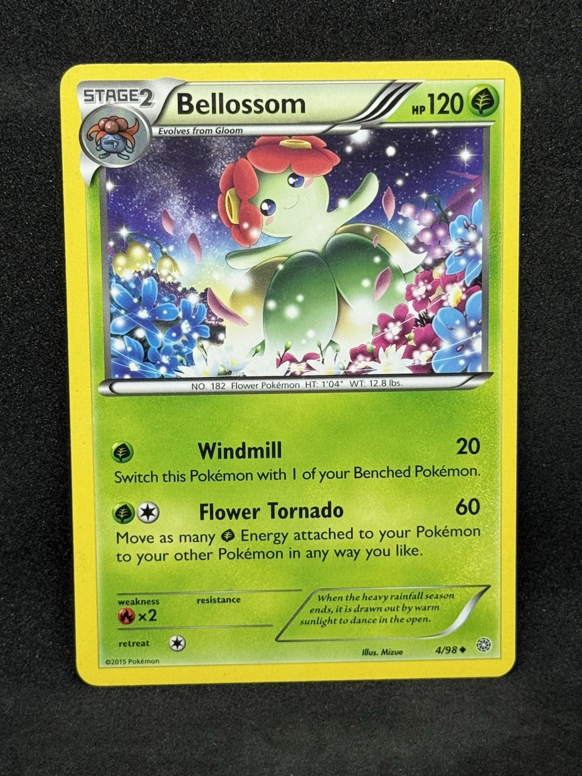 Bellossom 4/98 XY - Ancient Origins Regular - Pokémon Card HP