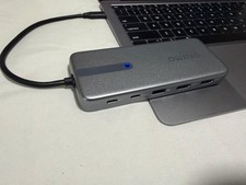 13-in-1 USB C RJ45 PD 3.0 HDMI Laptop Docking Station Ethernet SD/TF