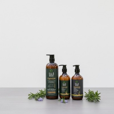 3pc Ella Organics Cysteine Hair Treatment Kit 2000ml Professional Smoothing Set