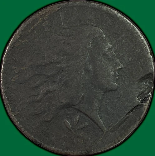 Photo of a 1793-P Large Cent from an eBay listing that sold on Jun 28, 2026