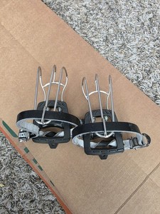 MKS Platform Pedals With Cages And Starps Track Fixed Gear Singlespeed