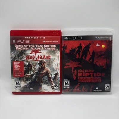 Dead Island + Dead Island Riptide Bundle (Playstation 3, PS3 2011) CIB - TESTED