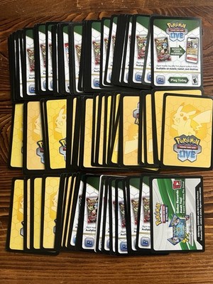   170 Pokemon Code Card Lot - Sword & Shield, Scarlet & Violet, Mega