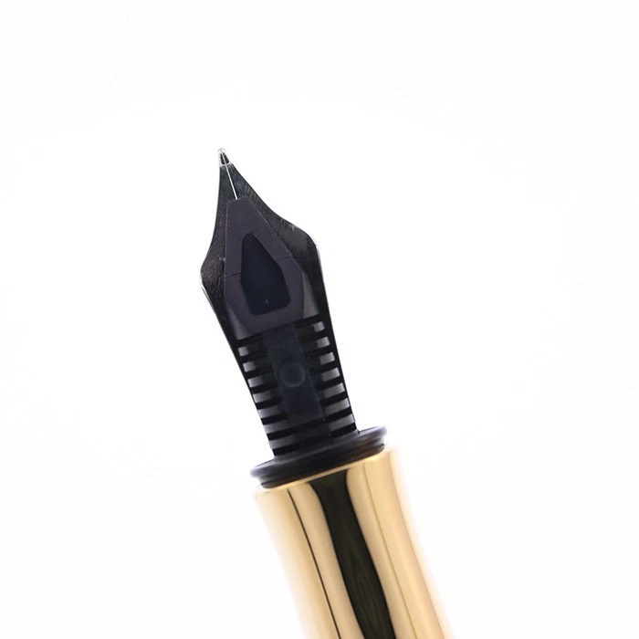 Pluma Estilográfica GRAF VON Faber-Castell Anello Chapado en Oro Metal Plumín F 18K Foto 2 de 4