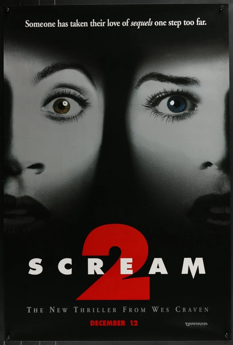Preços baixos em Pôsteres originais de filmes Scream memorabilia