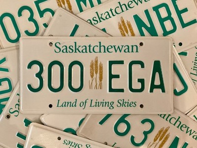 Authentic 2021 Saskatchewan CANADA License Plate   Land Of Living Skies Wheat