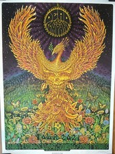 Grateful Dead Dead & Company Tour 2021 Phoenix Poster Tour Dates Silkscreen
